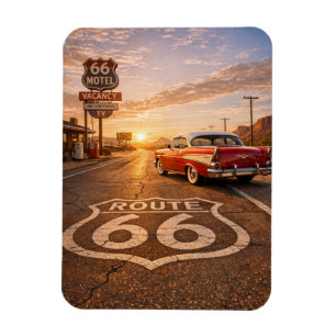 Magnet Flexible Croiseur Crème Classique Désert Horizon Coucher de