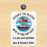 Magnet Flexible Croisière d'anniversaire Funny Group Personnalisé<br><div class="desc">Cette conception peut être personnalisée dans la zone fournie en modifiant la photo et/ou le texte. Vous pouvez également le customiser en cliquant sur Personnaliser ce Modèle, puis en choisissant l'option cliquer pour customiser et supprimer ou modifier la couleur de l'arrière - plan, ajouter du texte, modifier la couleur ou...</div>