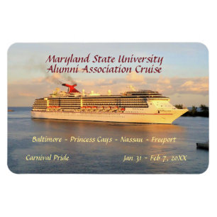 Magnet Flexible Croisière dans Nassau Stateroom Porte Marker