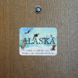 Magnet Flexible Croisière en Alaska Croisière sur mesure Ours Moos<br><div class="desc">Cette conception peut être personnalisée dans la zone fournie en modifiant la photo et/ou le texte. Vous pouvez également le customiser en cliquant sur Personnaliser ce Modèle, puis en choisissant l'option cliquer pour customiser et supprimer ou modifier la couleur de l'arrière - plan, ajouter du texte, modifier la couleur ou...</div>