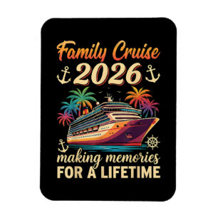 Magnet Flexible Croisière en famille 2026 Créer des souvenirs pour