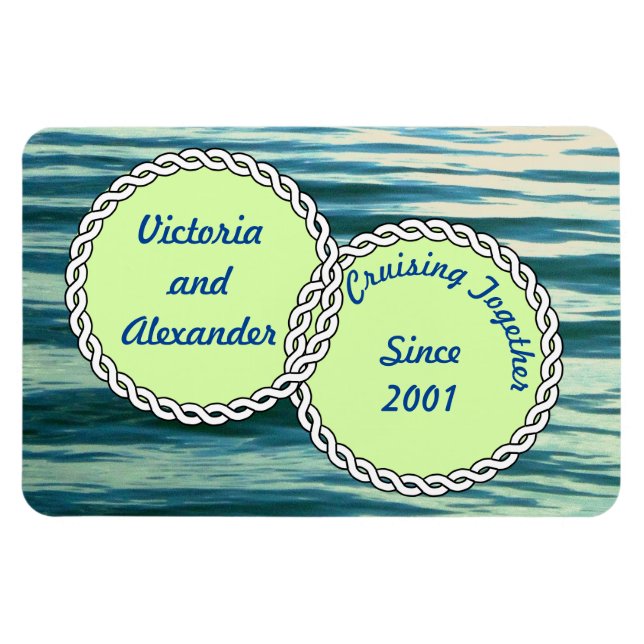 Magnet Flexible Croisière Ensemble Depuis 2 Marqueur De Porte De S (Horizontal)