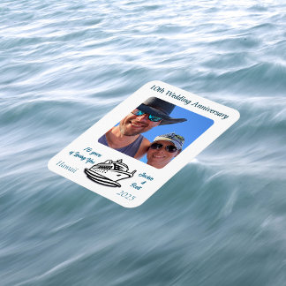 Magnet Flexible Croisière PHOTO Anniversaire de Mariage PERSONNALI