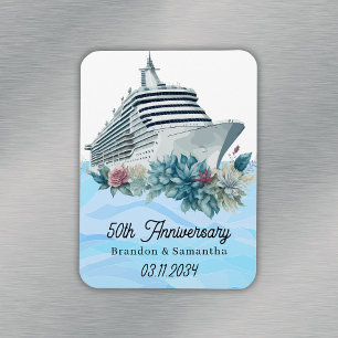 Magnet Flexible Croisière sur mesure 50e anniversaire Mariage Keep