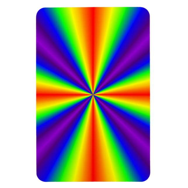 Magnet Flexible Croix arc-en-ciel (Vertical)