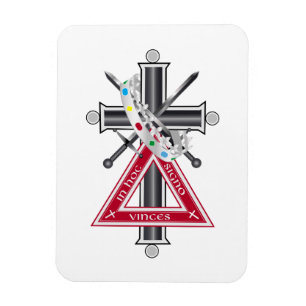Magnet Flexible Croix freemasonique