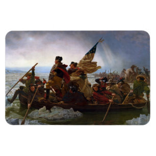 Magnet Flexible Crossing Delaware 1776 : Général George Washington