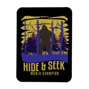 Magnet Flexible Croyant de Sasquatch de champion de cache-cache de
