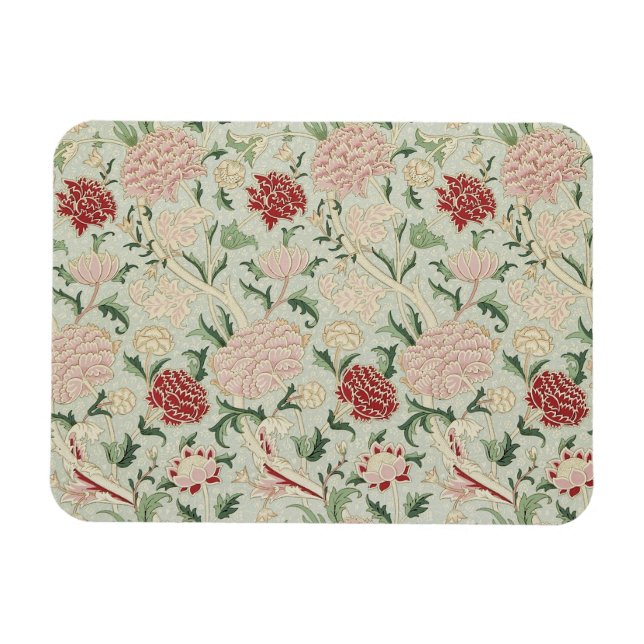 Magnet Flexible Cru floral de Pre-Raphaelite de William Morris (Horizontal)