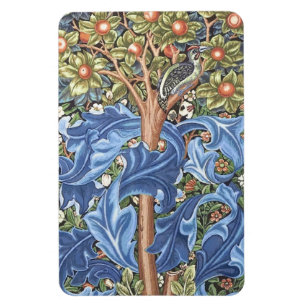 Magnet Flexible Cru floral de tapisserie de pivert de William