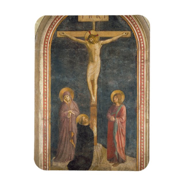 Magnet Flexible Crucifixion avec la Vierge, SS. John the Evangeli (Vertical)