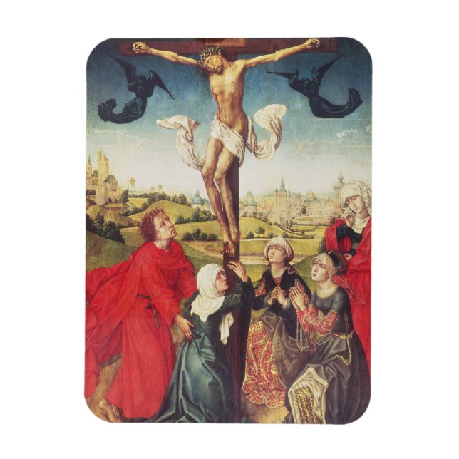 Magnet Flexible Crucifixion, c.1510 (huile sur panneau) (Vertical)