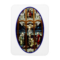 Crucifixion de Jésus vitrail