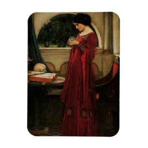 Magnet Flexible Crystal Ball Woman Waterhouse Peinture
