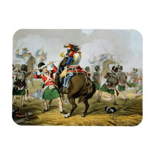 Magnet Flexible Cuirassiers français à la bataille de Waterloo,