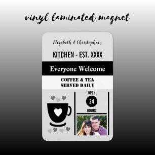 Magnet Flexible Cuisine est année café thé noir photo