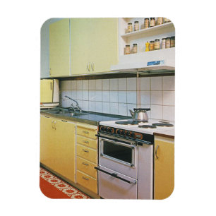 Magnet Flexible Cuisine Rétro Vintage Années 50