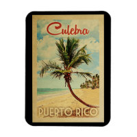 Culebra Palm Tree Vintage voyage