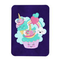 Cupcake mignonne et crème glacée joyeuse