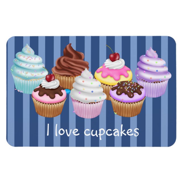 Magnet Flexible Cupcakes (Horizontal)