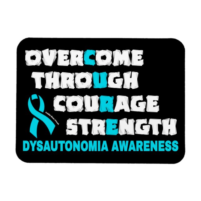 Magnet Flexible CURE...Dysautonomie (Horizontal)