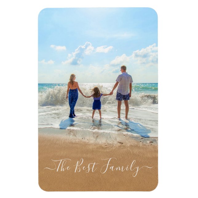 Magnet Flexible Custom Photo et texte - Your Own Design My Family (Vertical)
