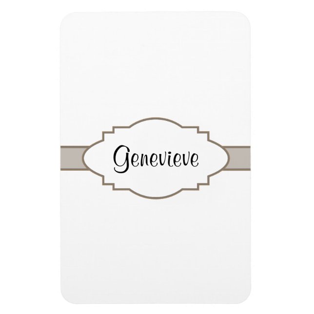 Magnet Flexible Customise-Le ! Plaque (Vertical)