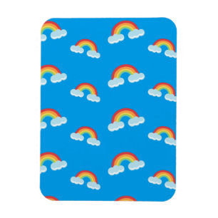 Magnet Flexible Cute arc-en-ciel avec Motif nuages