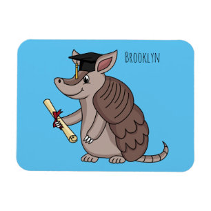Magnet Flexible Cute armadillo avec dessin animé de la casquette d