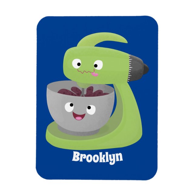 Magnet Flexible Cute cake mixer cuisine appareil dessin animé (Vertical)