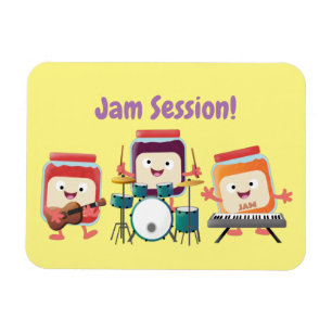 Magnet Flexible Cute confiture session dessin animé musicien humou
