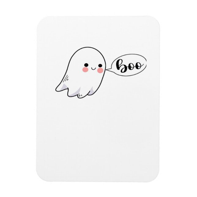 Magnet Flexible Cute Little Boo Graphic Cool esthétique (Vertical)