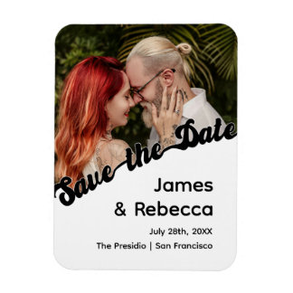 Magnet Flexible Cute Retro Boho Minimaliste Quirky Texte & Photo