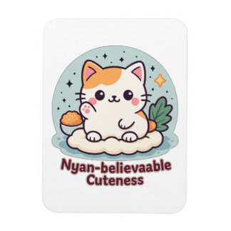 Magnet Flexible Cutesse Nyan crédible - Cute Kawaii Cat