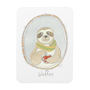 Magnet Flexible Cutie caféiné   Sloffee