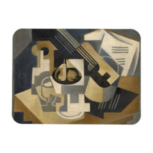 Magnet Flexible Cuvette de guitare et de fruit sur un Tableau,