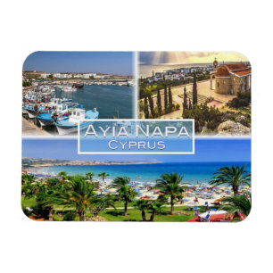 Magnet Flexible CY Cyprus - Ayia Napa - Port - Nelia Beach -