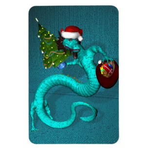 Magnet Flexible Cyan Dragon