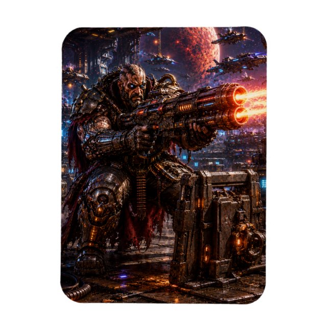 Magnet Flexible Cyborg Space Pirate — Heavy Gunner (Vertical)