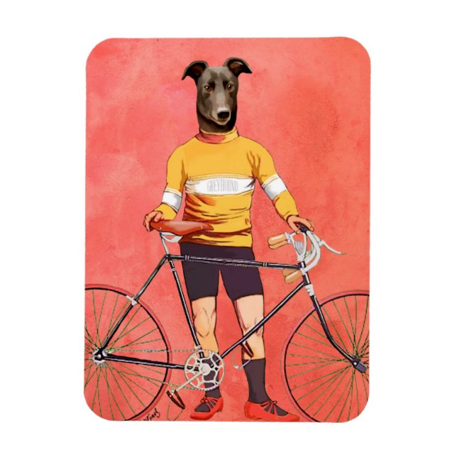 Magnet Flexible Cycliste Greyhound 2 (Vertical)