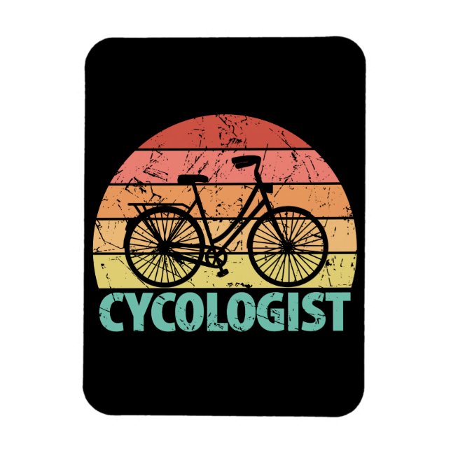 Magnet Flexible Cycologiste Funny Cycling (Vertical)