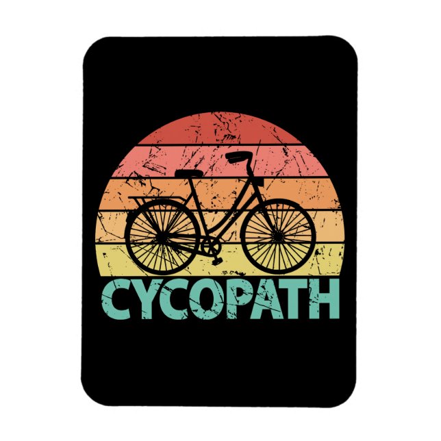 Magnet Flexible Cycopath amusant vélo (Vertical)