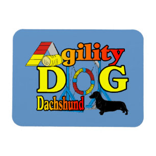 Magnet Flexible Dachshund_Agilité