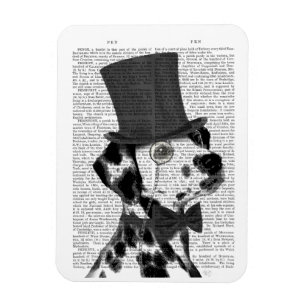 Magnet Flexible Dalmatien, Hound officiel et Casquette