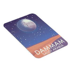 Magnet Flexible Dammam Arabie Saoudite poster de voyage