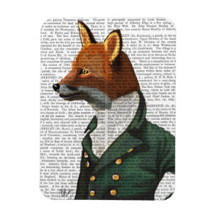 Magnet Flexible Dandy Fox Portrait