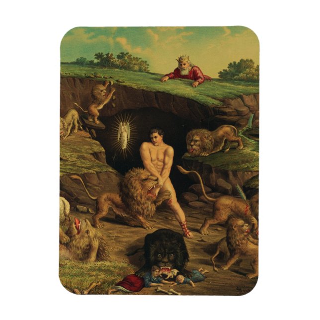 Magnet Flexible Daniel dans le Den des Lions (Vertical)