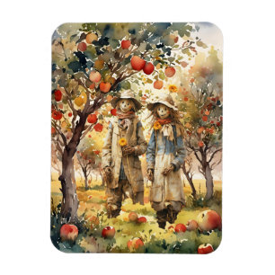 Magnet Flexible Dans L'Orchard D'Apple