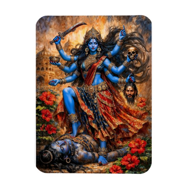 Magnet Flexible Danse de Kali sur Shiva (Vertical)