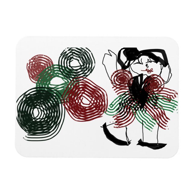 Magnet Flexible Danse en menthe poivrée (Horizontal)
